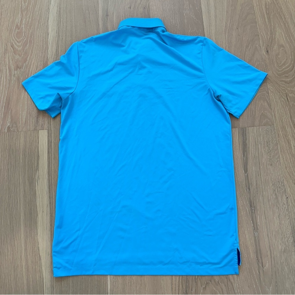 Greyson Golf Polo Short Sleeve Shirt River Club Atlanta Blue Mens Size Medium - Picture 13 of 13